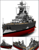 Pocket Battleship Admiral Graf Spee Dec. 1939