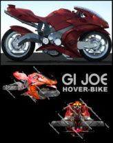 G.I. Joe Hover Bike / Motorcycle